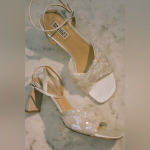 Badgley Michka Sequin Heels